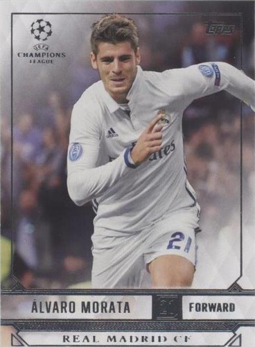2016-17 Topps UCL Showcase Alvaro Morata #158