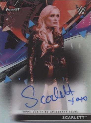 2021 Topps Finest WWE - Scarlett #RA-SC