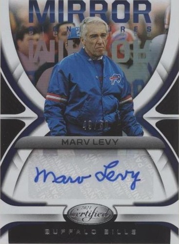 2021 Panini Certified Marv Levy #MS-ML