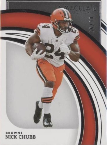 2022 Panini Immaculate Collection Nick Chubb #23