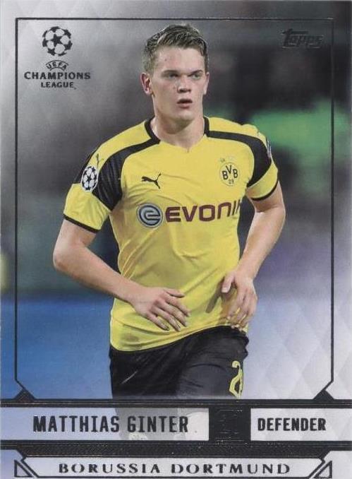 2016-17 Topps UCL Showcase Matthias Ginter #29