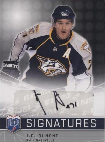 2008-09 Upper Deck Be a Player - J.P. Dumont #S-JD