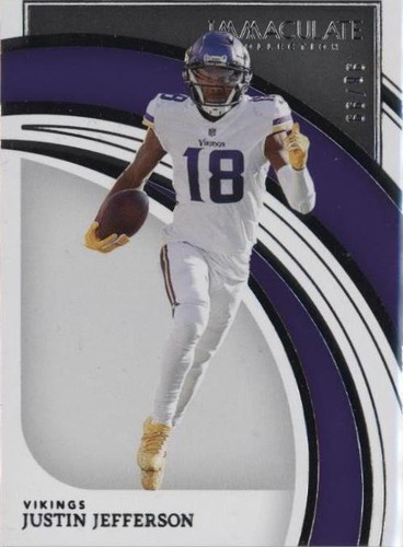 2022 Panini Immaculate Collection Justin Jefferson #55