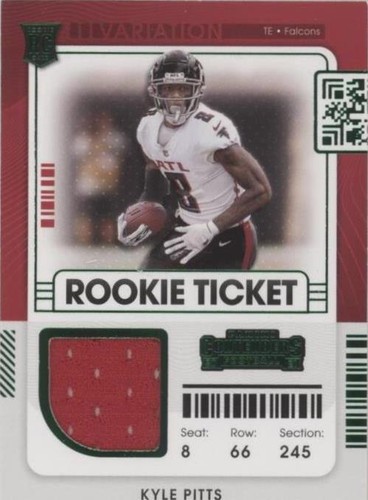 2021 Panini Contenders Kyle Pitts #RSV-KPI