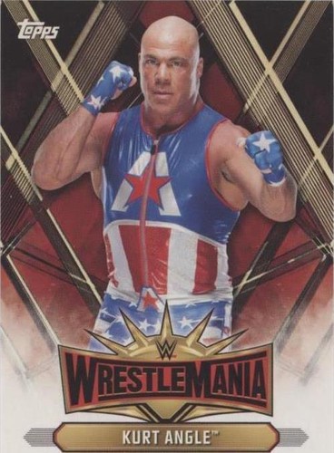 2019 Topps WWE Road to Wrestlemania - Kurt Angle #WM-7