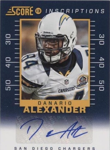 2013 Score Danario Alexander #IN-DA