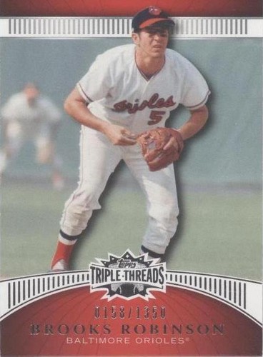 2010 Topps Triple Threads - Brooks Robinson #23