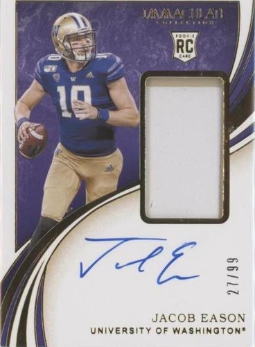 2020 Panini Immaculate Collection Collegiate Jacob Eason #115