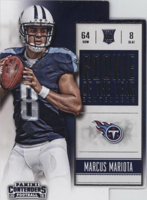 Panini Contenders Marcus Mariota 2015 #ROY2