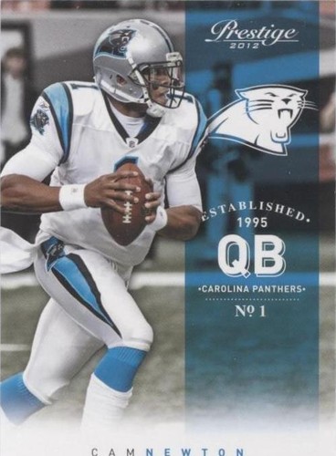 2012 Playoff Prestige Cam Newton #25