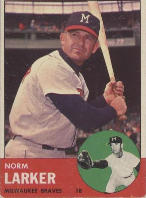 1963 Topps - Norm Larker #536