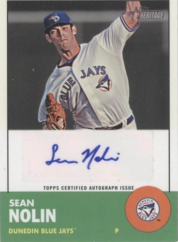 2012 Topps Heritage Minor League Edition - Sean Nolin #ROA-SN