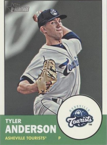 2012 Topps Heritage Minor League Edition - Tyler Anderson #180