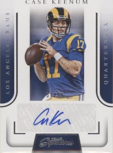 2016 Panini Prime Signatures Case Keenum #PS-KM