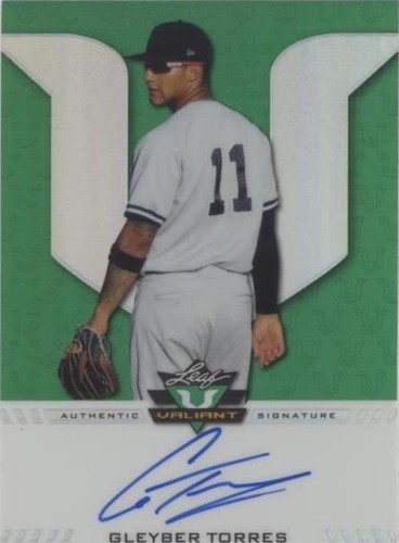 2017 Leaf Valiant Draft - Gleyber Torres #BA-GT1