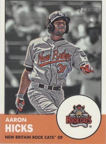 2012 Topps Heritage Minor League Edition - Aaron Hicks #24