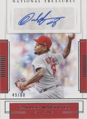 2020 Panini National Treasures - Carlos Martinez #S-CM