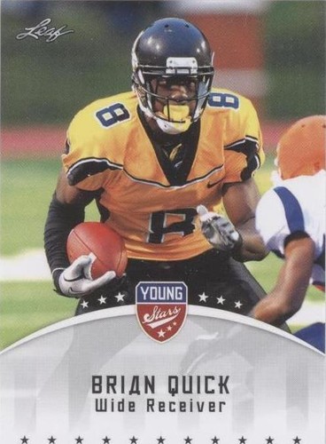 2012 Leaf Young Stars Brian Quick #15