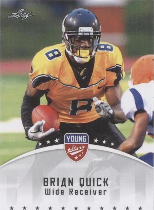 2012 Leaf Young Stars Brian Quick #15