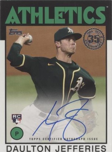 2021 Topps Update Series - Daulton Jefferies #86B-DJ
