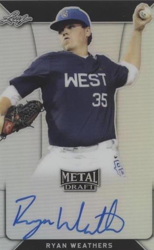 2018 Leaf Metal Draft - Ryan Weathers #BA-RW1