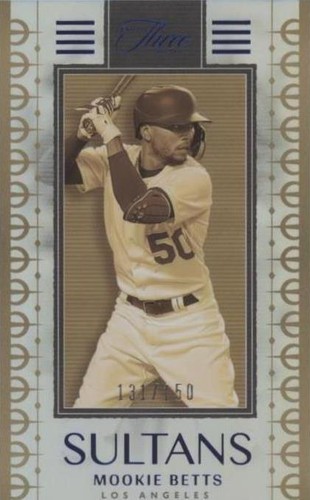 2022 Panini Three and Two - Mookie Betts #S-15