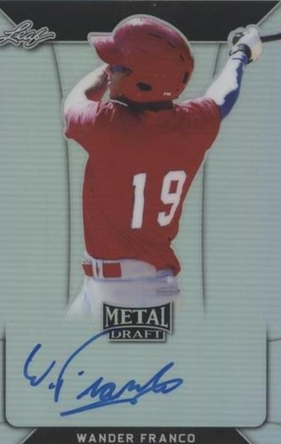 2018 Leaf Metal Draft - Wander Franco #BA-WF1