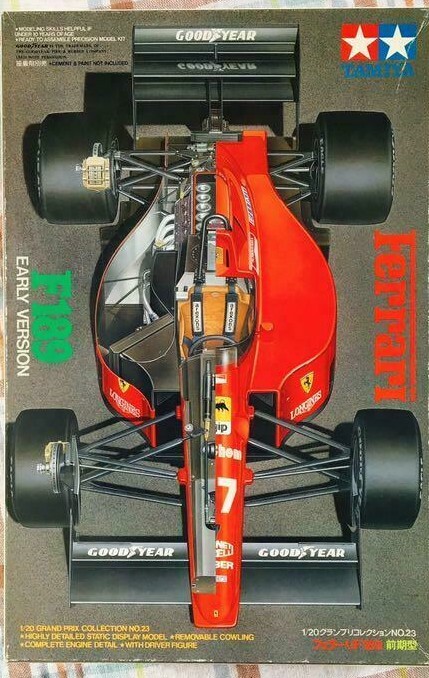 ミニカー Ferrari F 189 EARLY VERSION Ferrari F189 Early Version Tamiya 1/20 No.23 | eBay