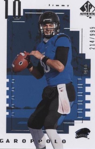 2014 SP Authentic Jimmy Garoppolo #FW-20
