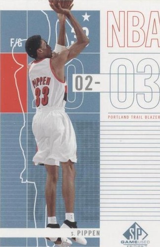 2002-03 SP Game Used Edition - Scottie Pippen #80