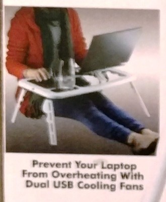 Laptop Stand Holder Dual USB Cooling System Fine Life Products New in Package