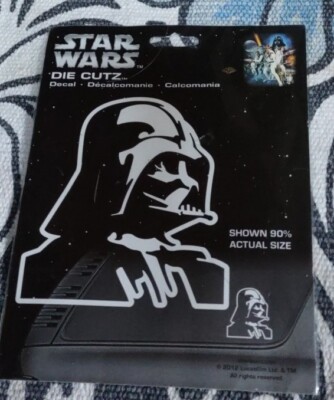 Chroma Star Wars Die Cutz Decal Darth Vader Sticker new