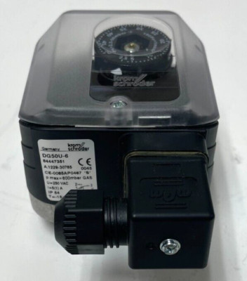 KROM SCHRODER GAS PRESSURE SWITCH #DG50U-6 P MAX 600MBAR