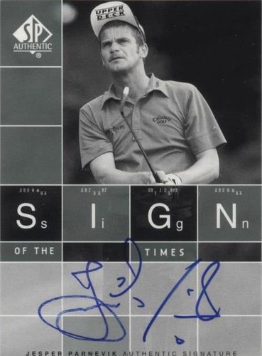 2002 SP Authentic - Jesper Parnevik #ST-JP