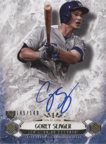 2016 Topps Tier One - Corey Seager #BOA-CSE