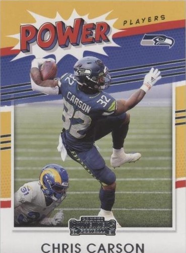 2021 Panini Contenders Chris Carson #PP-CCA