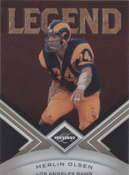 2010 Panini Limited Merlin Olsen #141