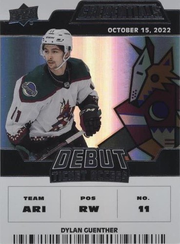 2022-23 Upper Deck Credentials - Dylan Guenther #191