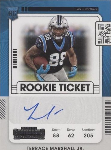 2021 Panini Contenders Terrace Marshall Jr. #120