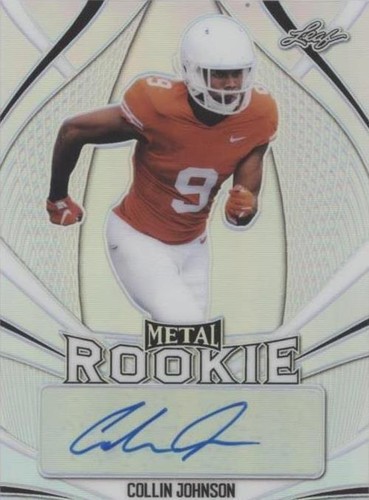 2020 Leaf Metal Rookie Autographs Collin Johnson #MR-CJ1