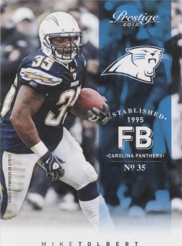 2012 Playoff Prestige Mike Tolbert #164
