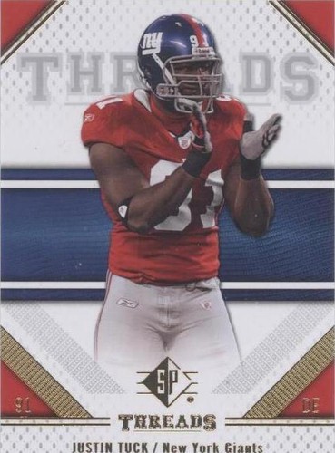 2009 SP Threads Justin Tuck #54