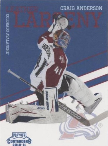 2010-11 Panini Playoff Contenders - Craig Anderson #4