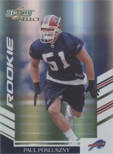 2007 Score Select Paul Posluszny #382
