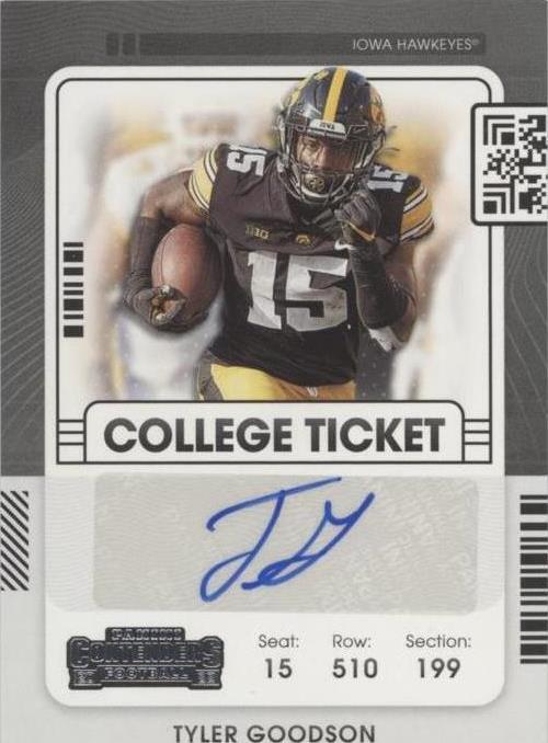 2022 Panini Chronicles Draft Picks Tyler Goodson #CCT-TGO