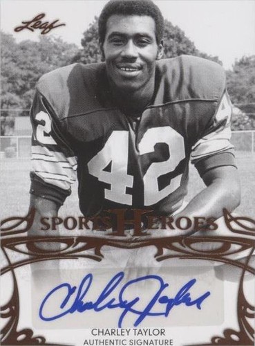 2013 Leaf Sports Heroes Charley Taylor #BA-CT1