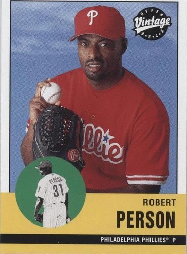 2001 Upper Deck Vintage - Robert Person #300