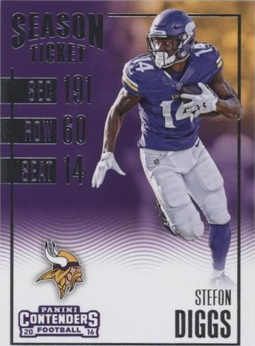 2016 Panini Contenders Stefon Diggs #38