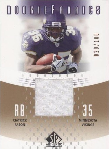 2005 SP Authentic Ciatrick Fason #RF-CI