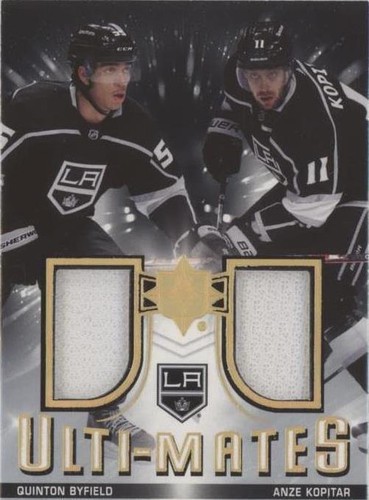2021-22 Upper Deck Ultimate Collection - Anze Kopitar Quinton Byfield #UTM-KB